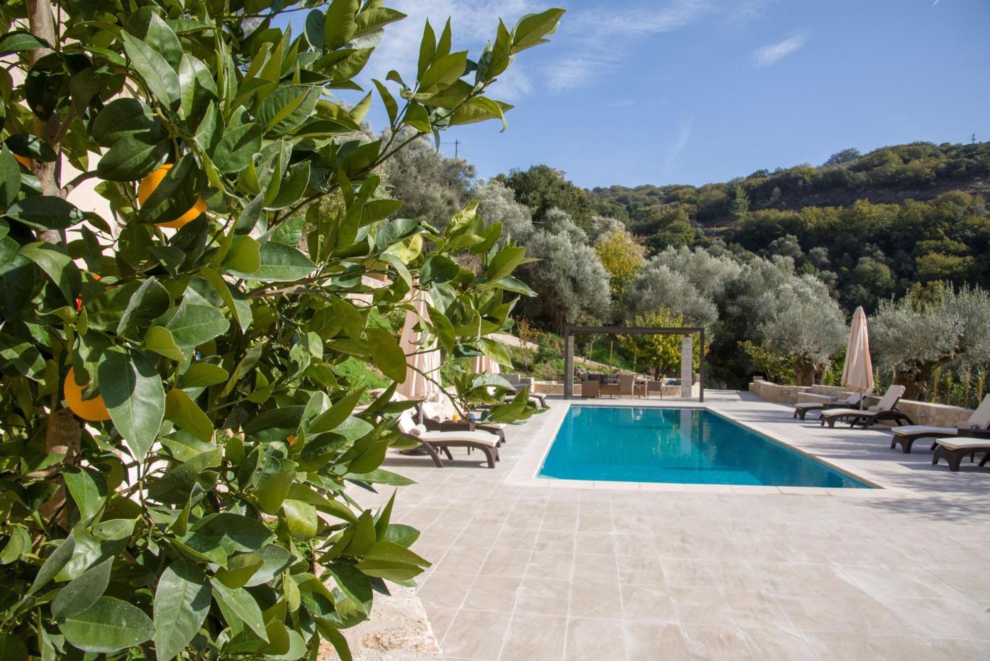 Serenity River Villa Palaiochora Dış mekan fotoğraf